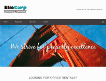 Tablet Screenshot of eliecorp.com